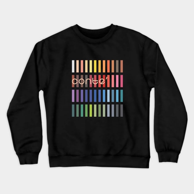 Conte' Crewneck Sweatshirt by CuriousCurios